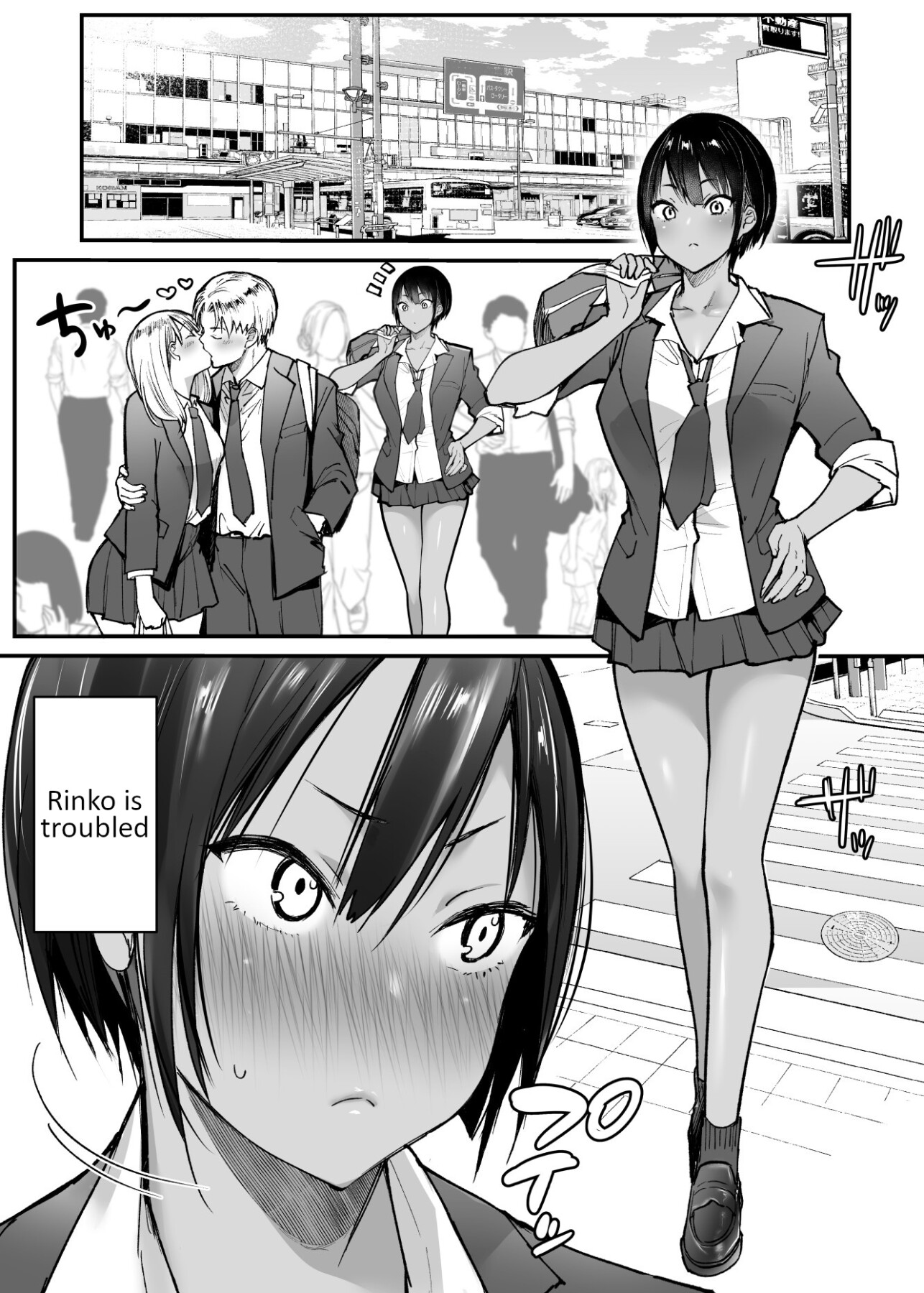 Hentai Manga Comic-My tall boyish childhood friend wants to be hugged-Read-3